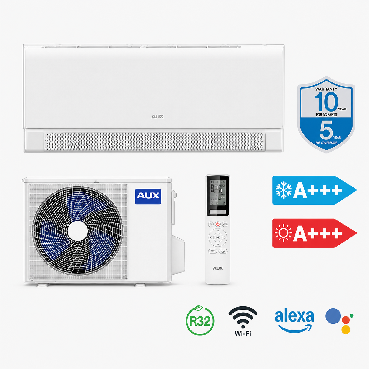 AUX Set Serie CA-PRO 12000 BTU