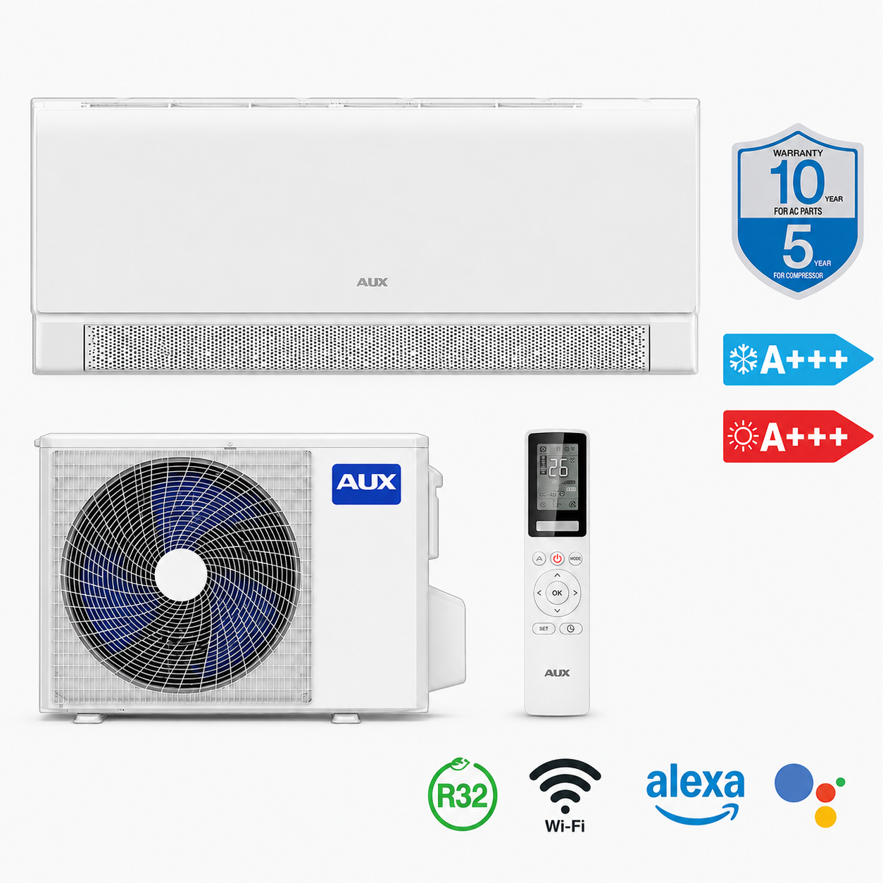 AUX Set Serie CU-PRO 12000 BTU
