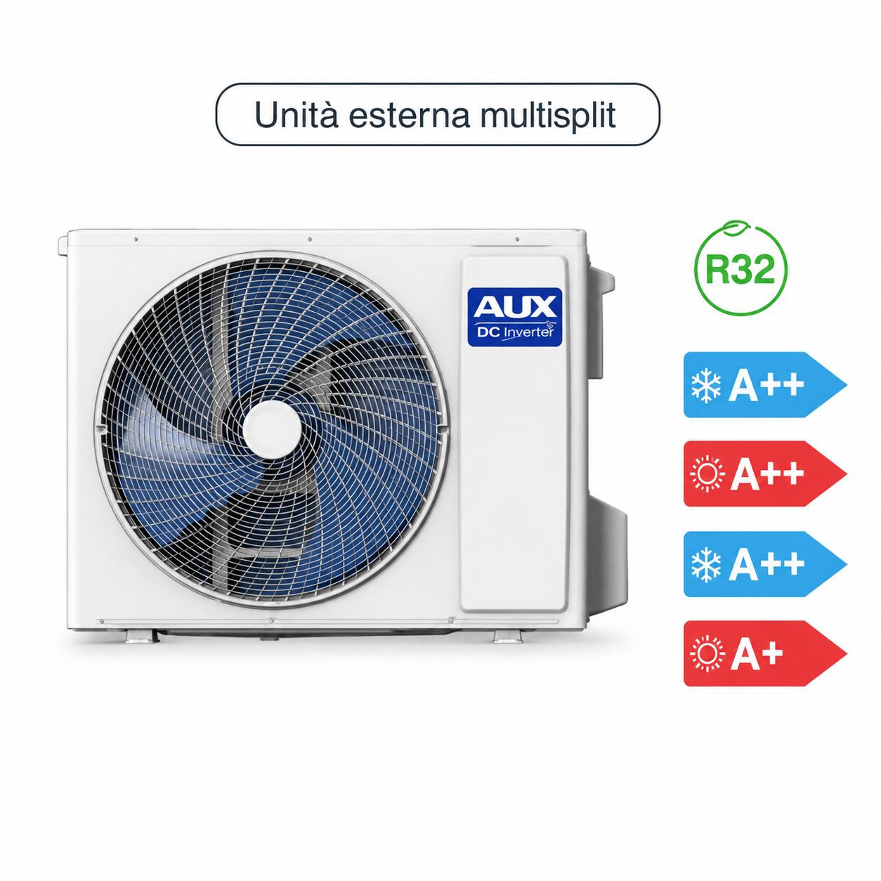 AUX Unità esterna Multisplit 14000 BTU 2 attacchi