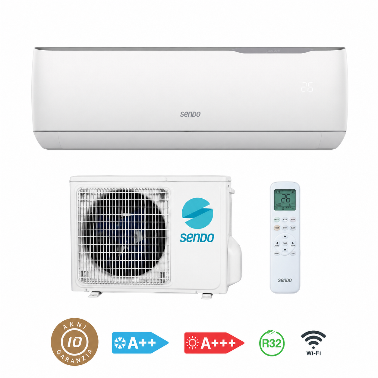 SENDO Set Serie Aeolos 24000 BTU